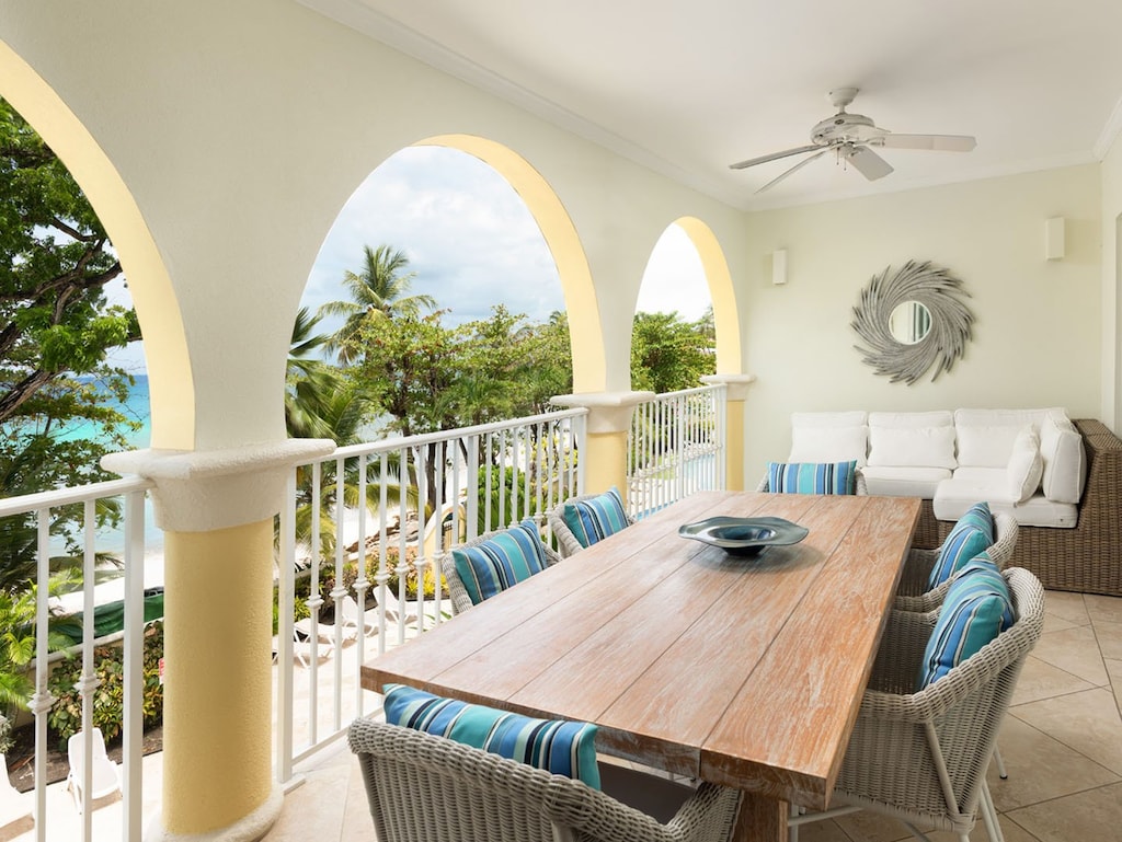 Located on the beachfront at Dover on the South Coast of Barbados