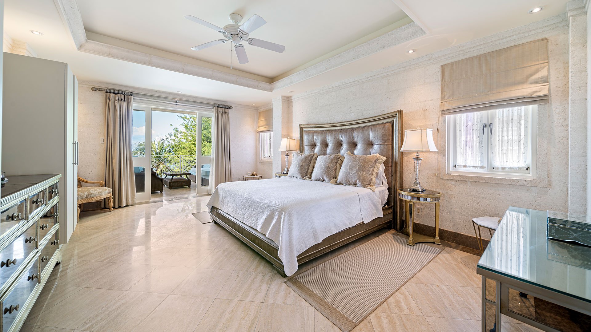 Master Bedroom with stunning ocean views