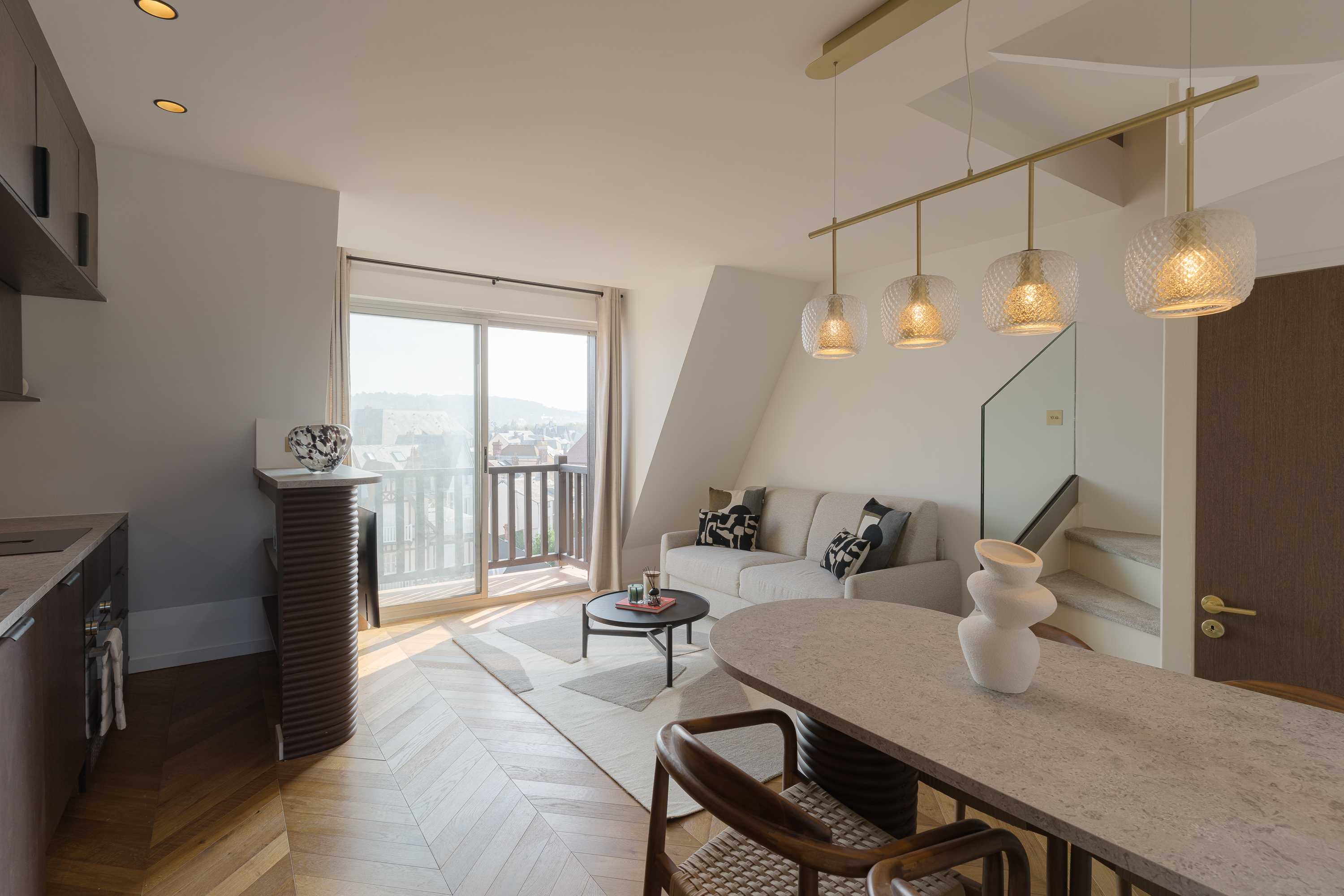 Property Image 1 - Spacious 1-Bedroom - Duplex with Balcony, Perfect for Relaxing Stays in Deauville