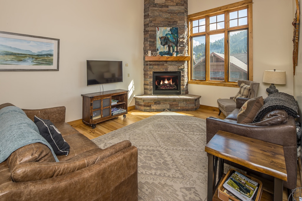 Cozy up to the Fireplace | Main Level