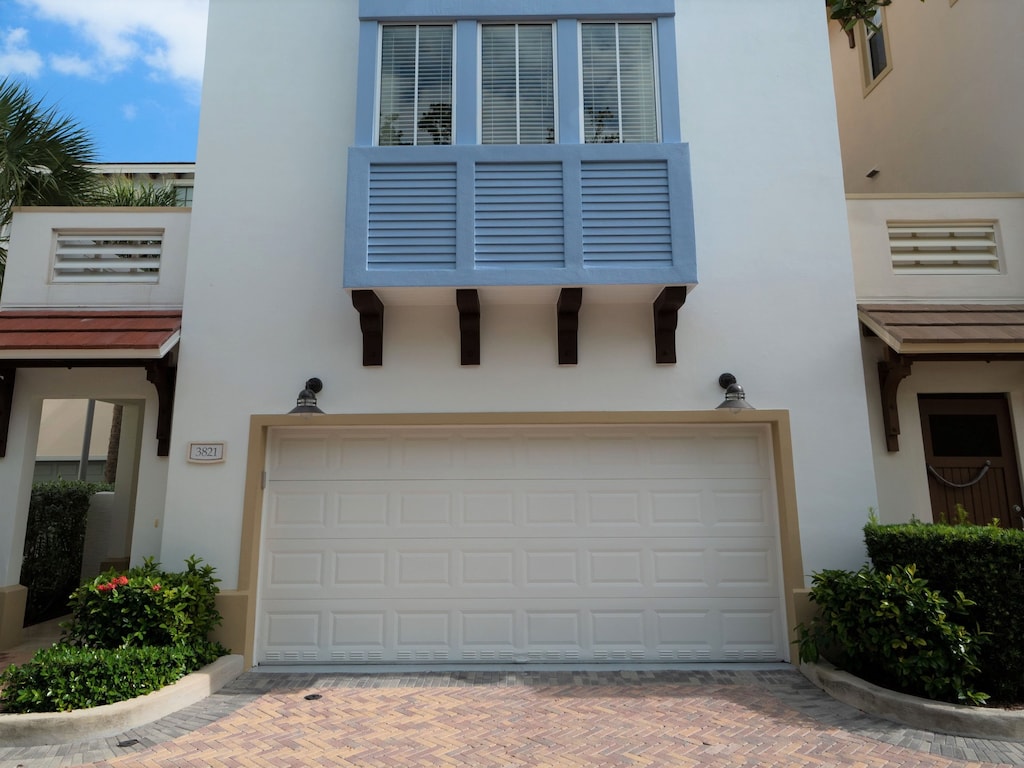 Residence #3821 - Exterior of Home, Garage Entrance