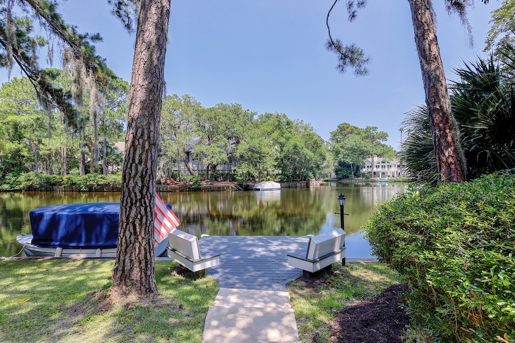 Private Dock on 11 Mile Lagoon