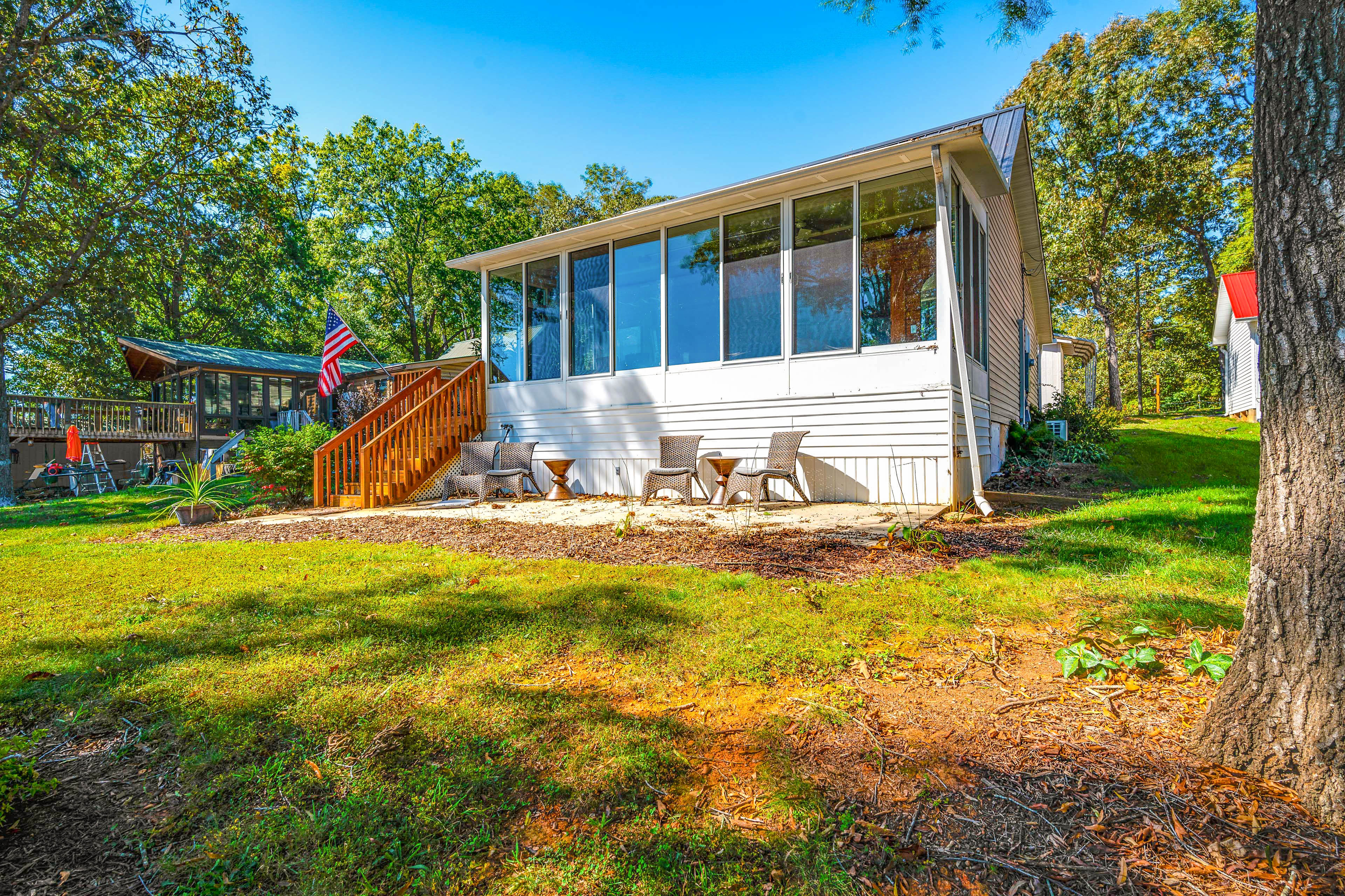 Property Image 2 - Dock + Views: High Rock Lake Hideaway!