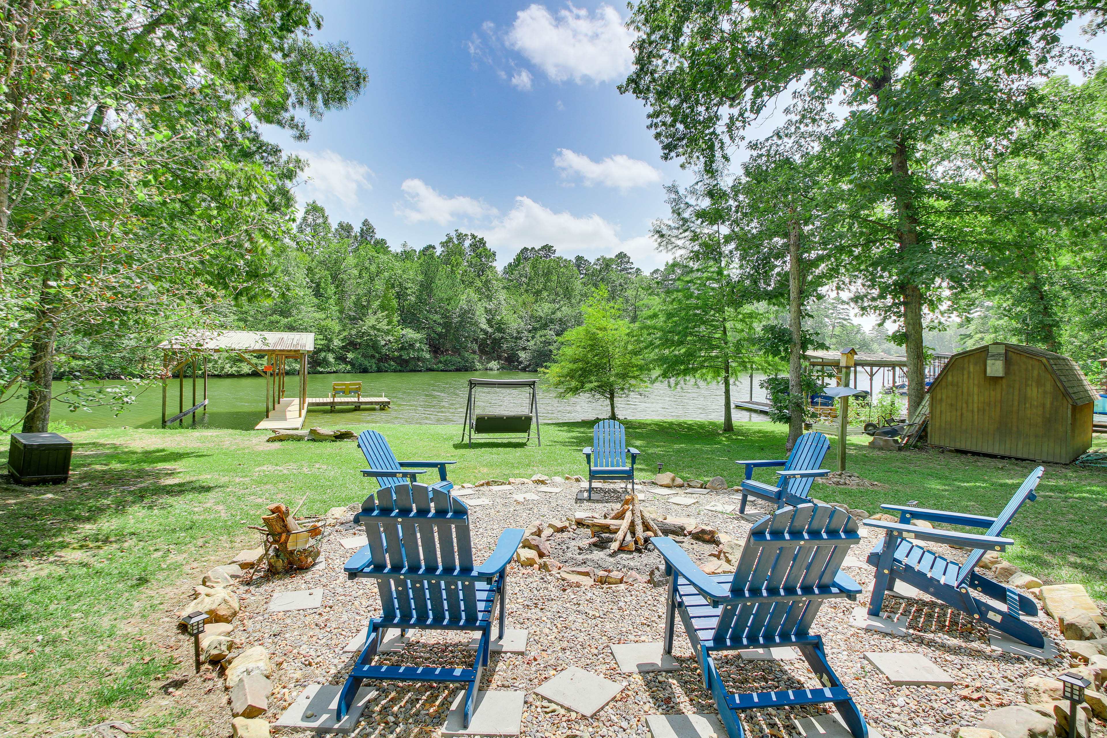 Property Image 1 - Hot Springs Retreat w/ Private Dock + Hot Tub!