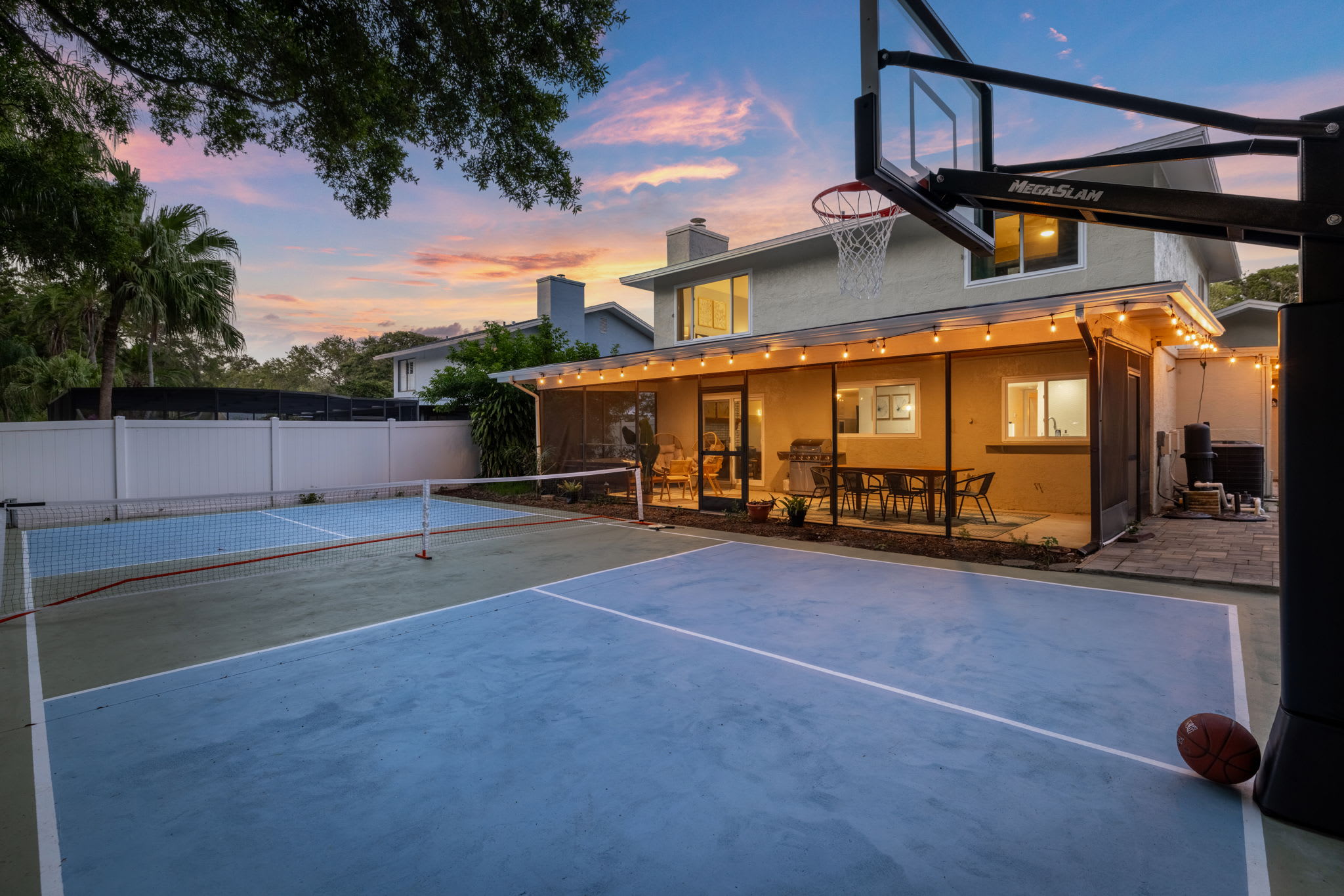 Game on! Our massive sports court is ready for action