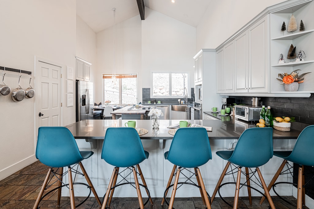 Spacious Kitchen with Bar Seating for Five