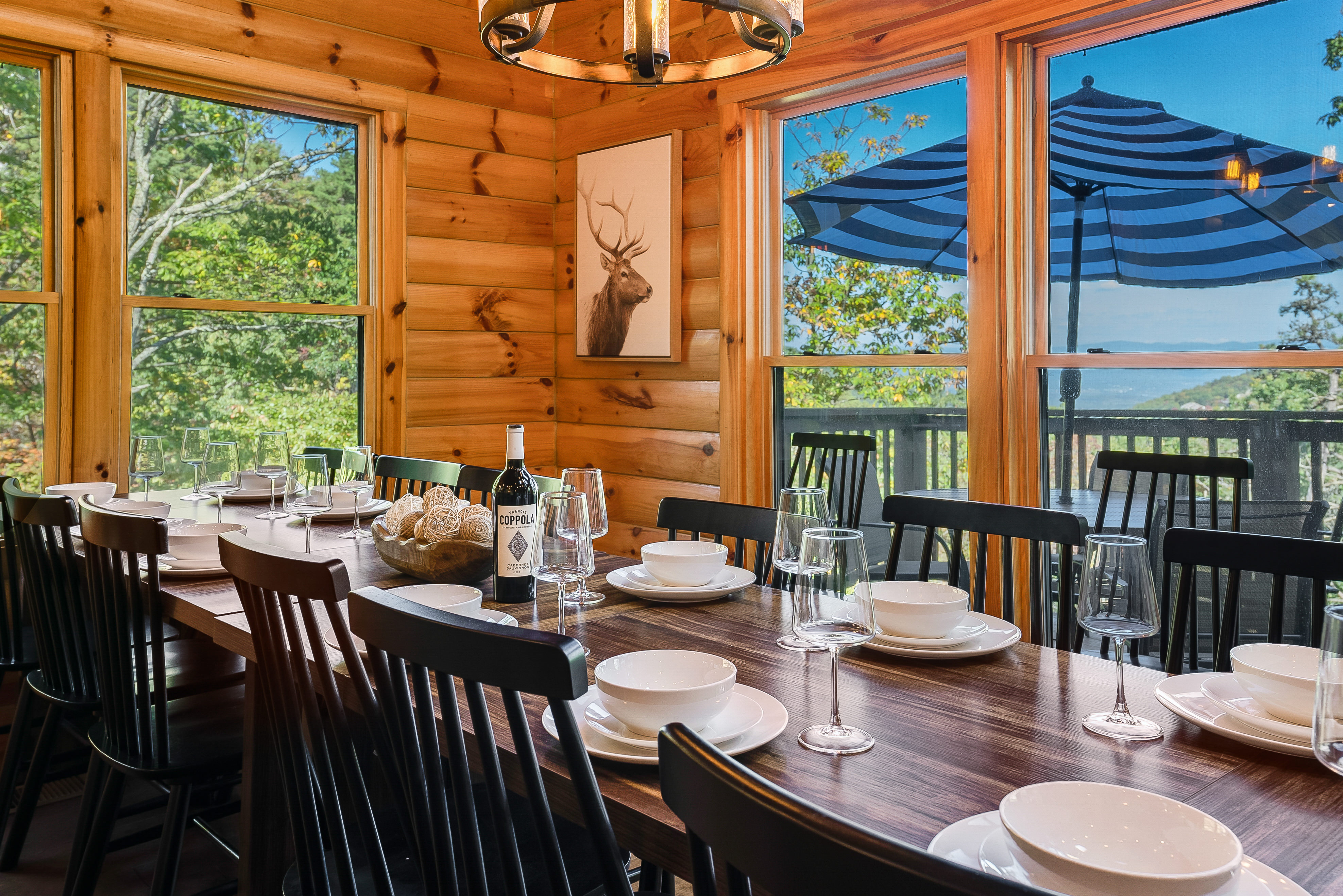 Premier Log Home | Theater, Sauna Hot Tub