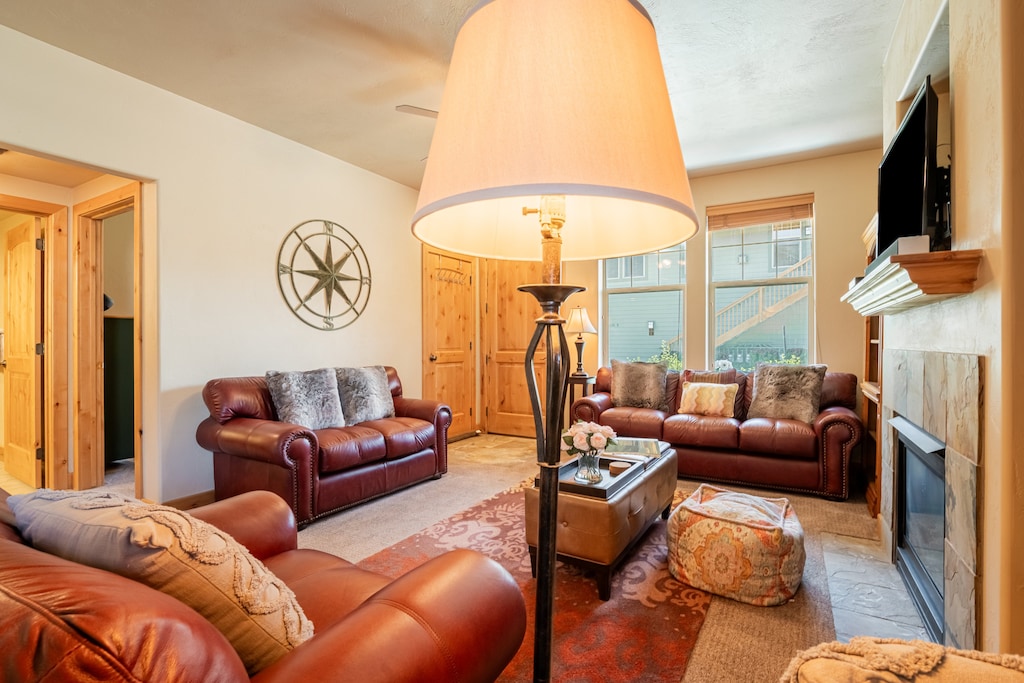 Living room with ample seating