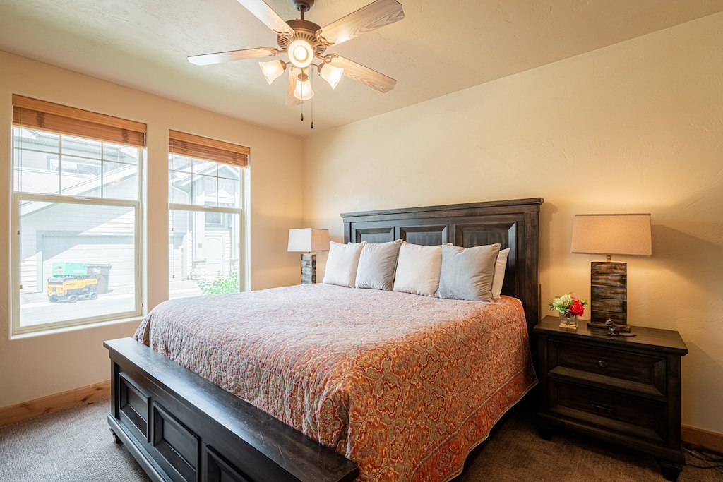 Master Bedroom 1 with king bed