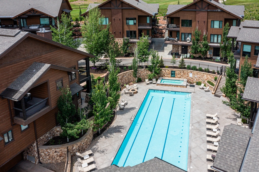 Heated pool open year round