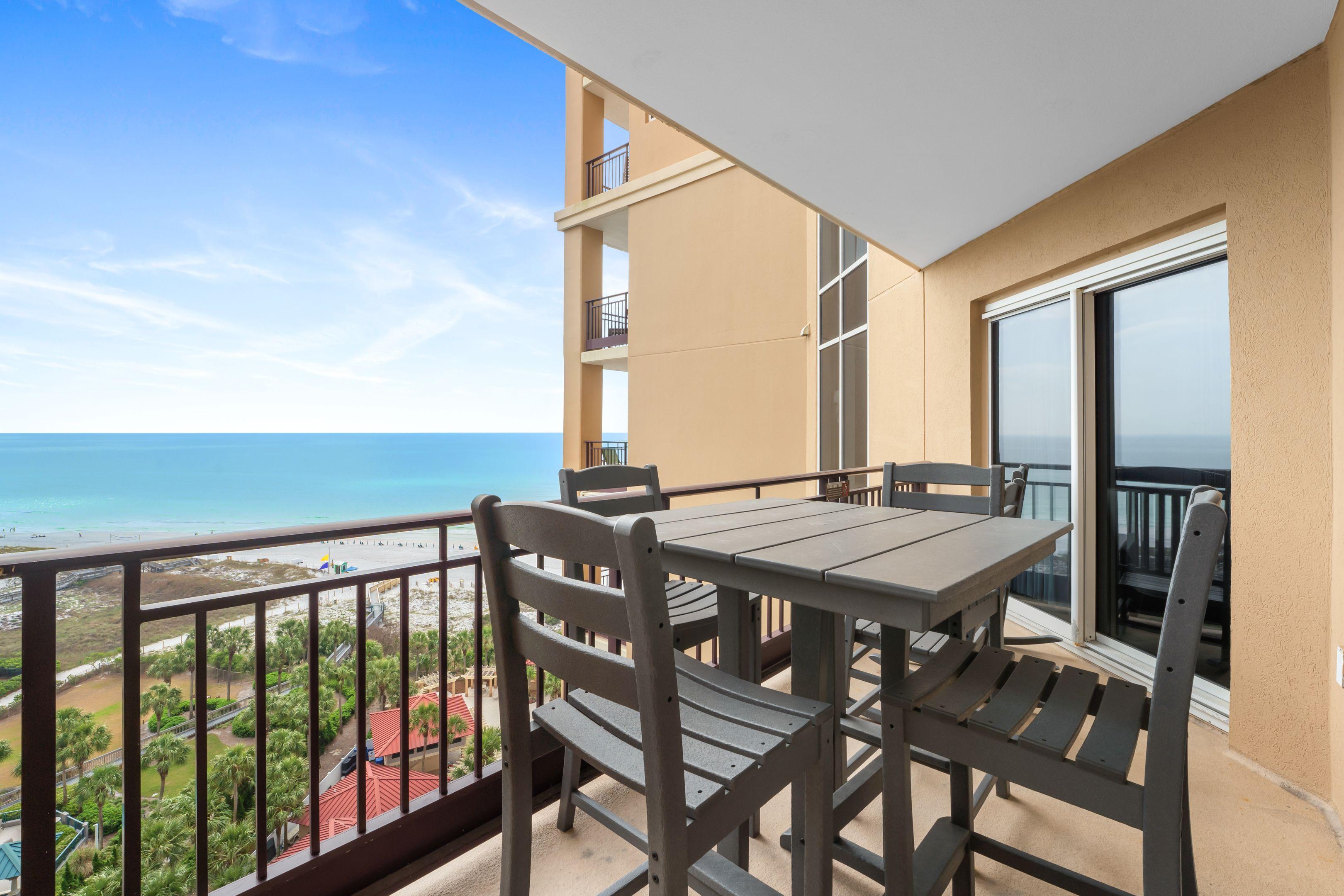 Balcony with Beautiful Beach Views