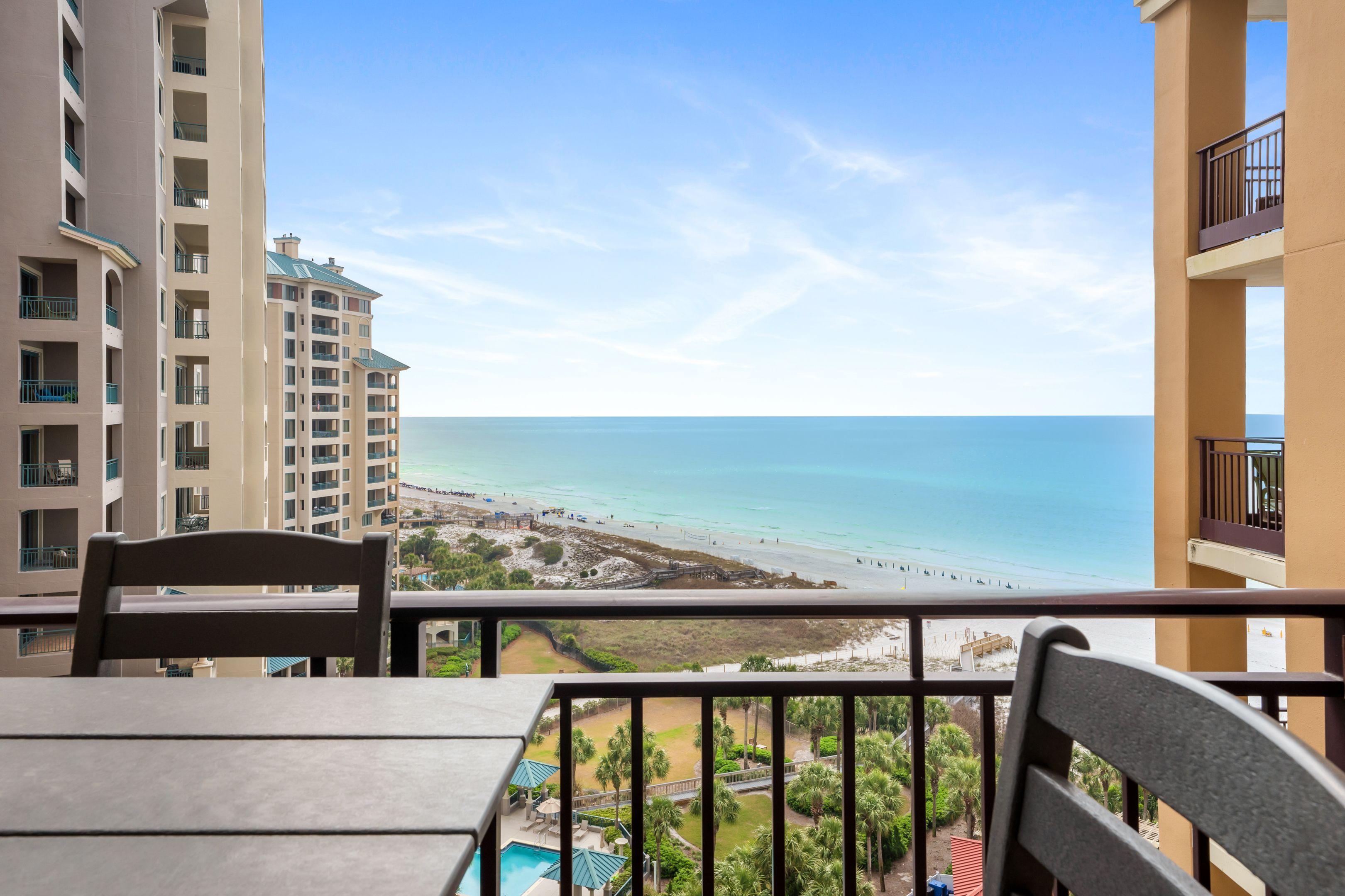 Balcony with Beautiful Beach Views