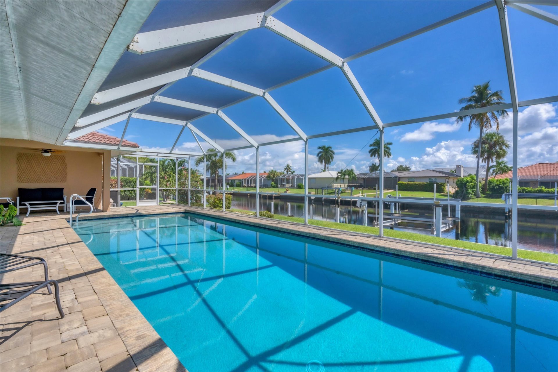 Beautiful 3 bedroom, 2 bathroom  Punta Gorda waterfront home with private pool