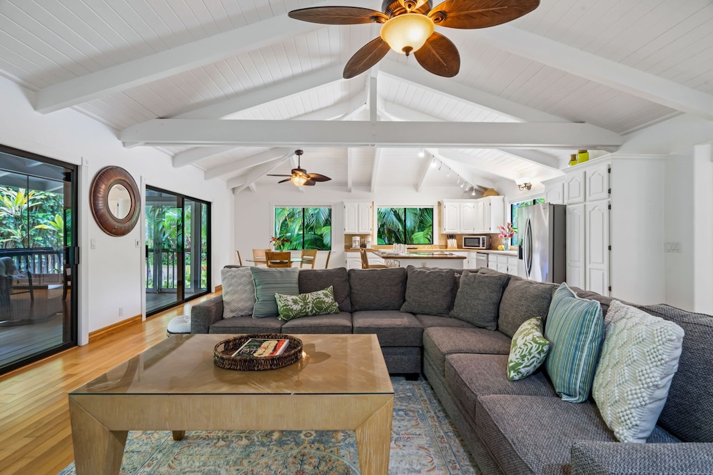 Living room area with comfortable seating