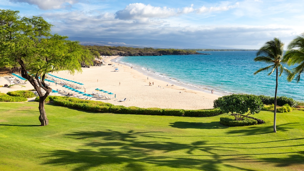 Nearby Hapuna Beach and Mauna Kea  Beach are the Islands best beaches