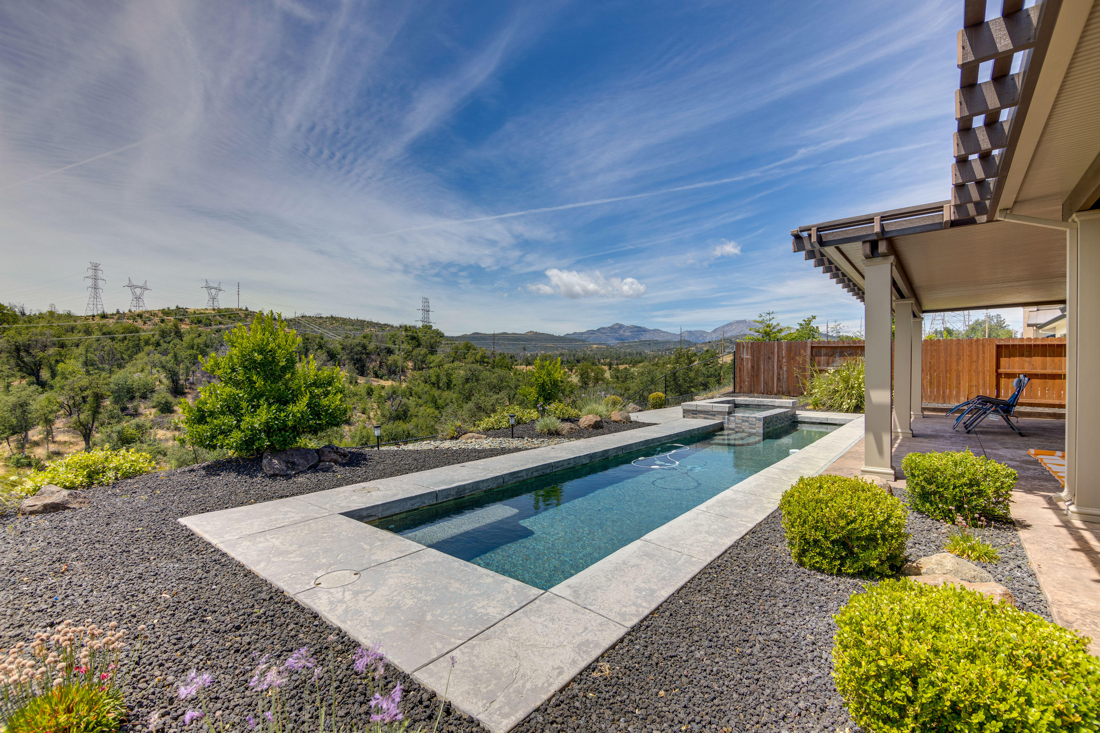 Private Redding Home w/ Pool & Mountain Views