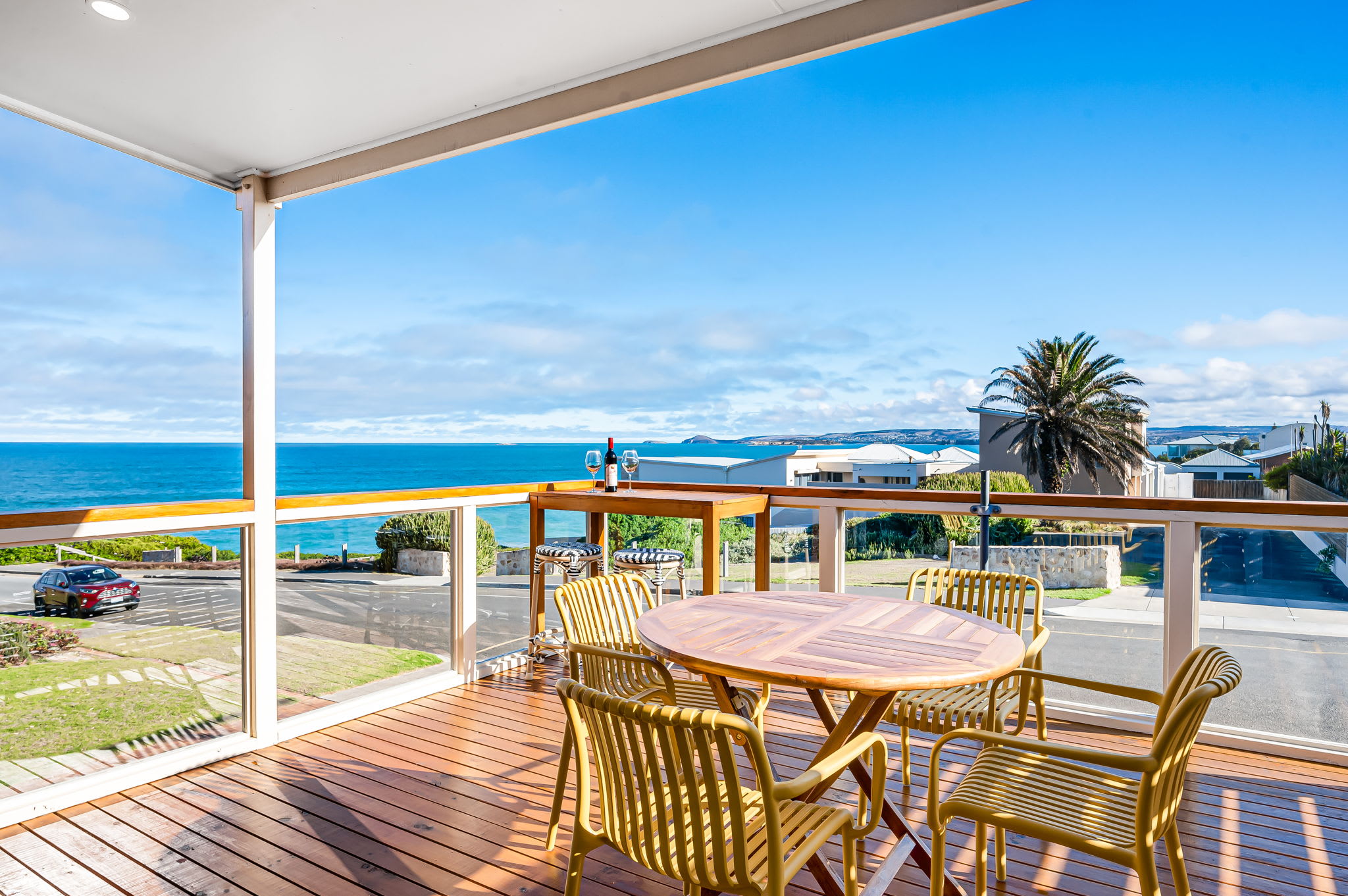 spacious balcony