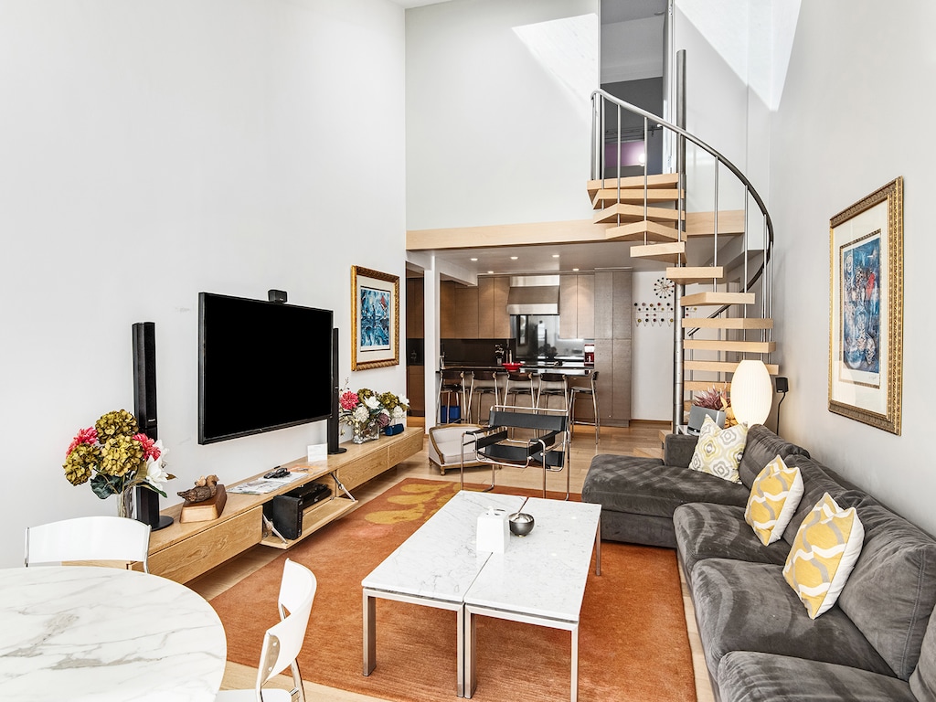 Living Room View Of Kitchen