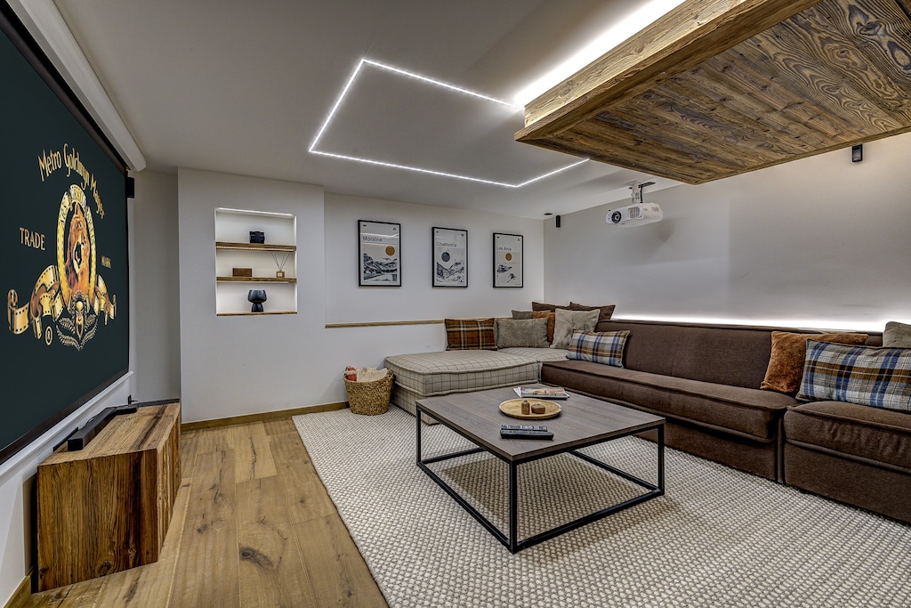 Cinema room for in-house entertainment