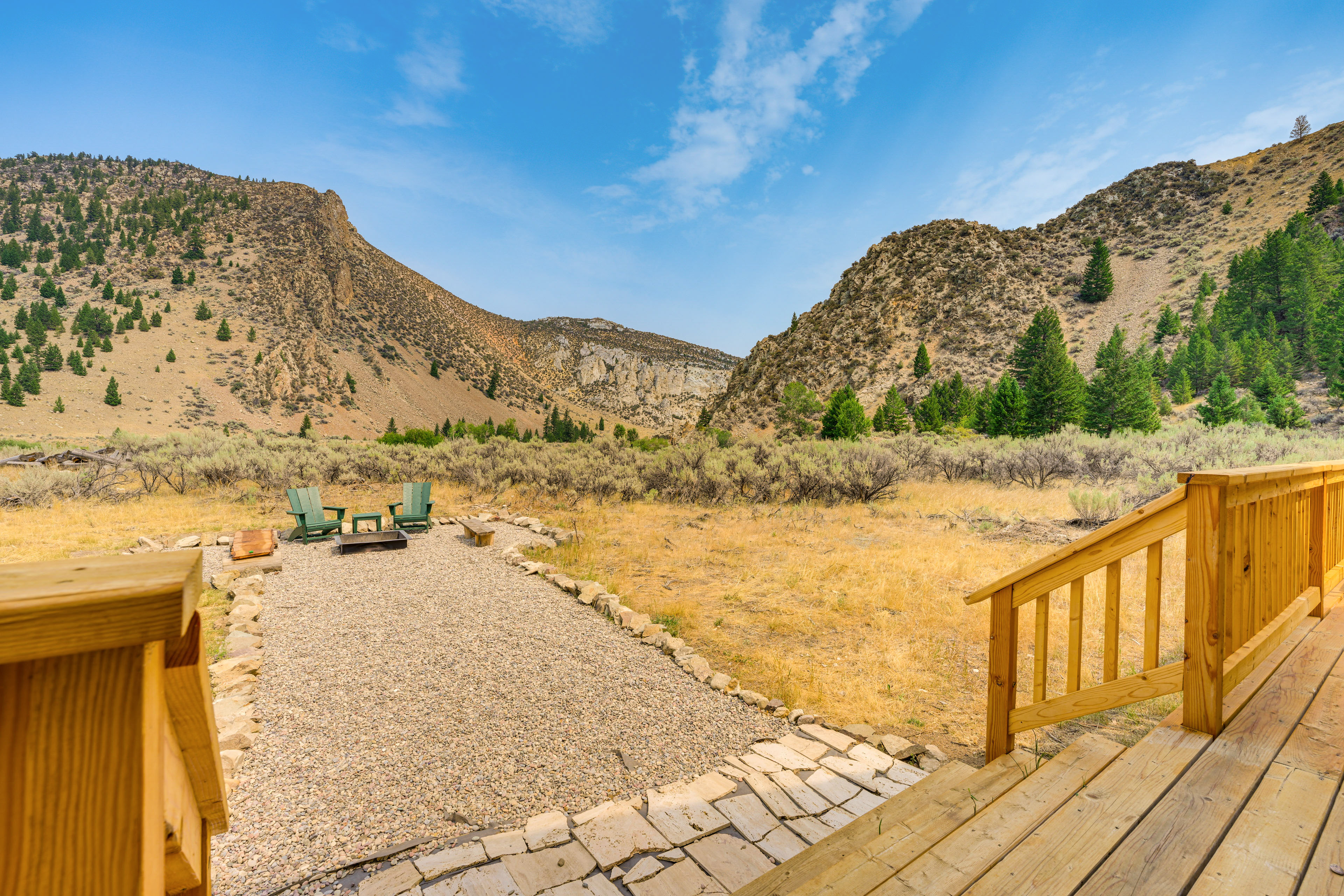 Riverfront Montana Log Cabin w/ Mountain Views!