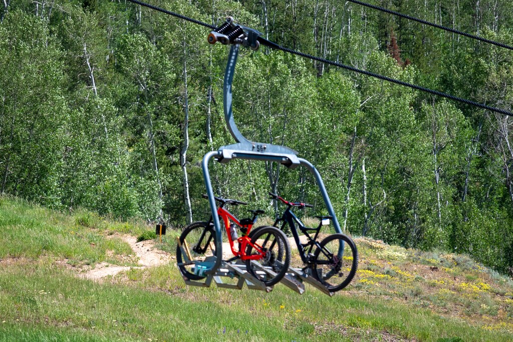 Bike-in bike-out, take your bikes up the lift and ride down!