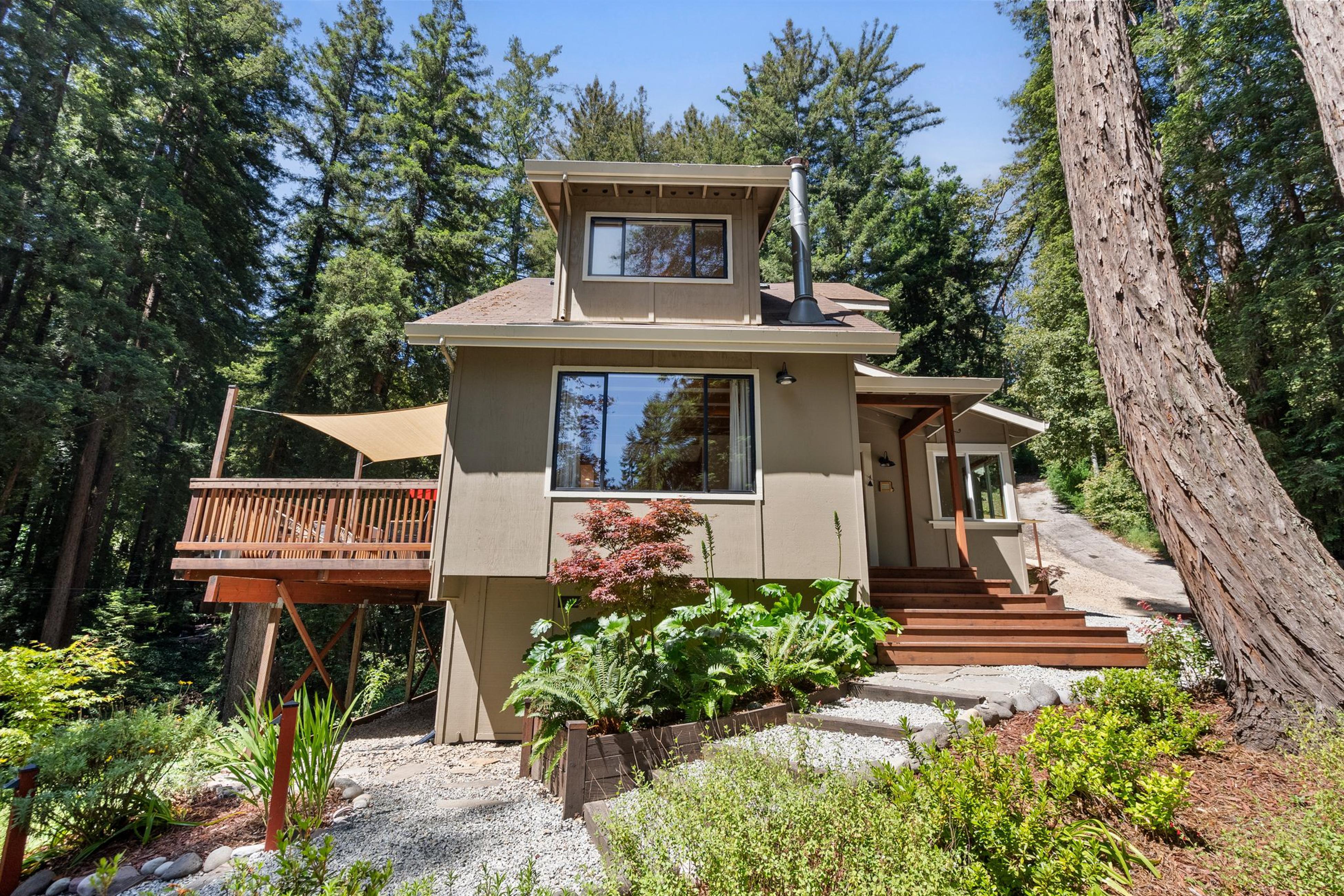 Property Image 2 - Redwood Oasis - Eco-luxury cabin with hot tub in the Santa Cruz Mountains