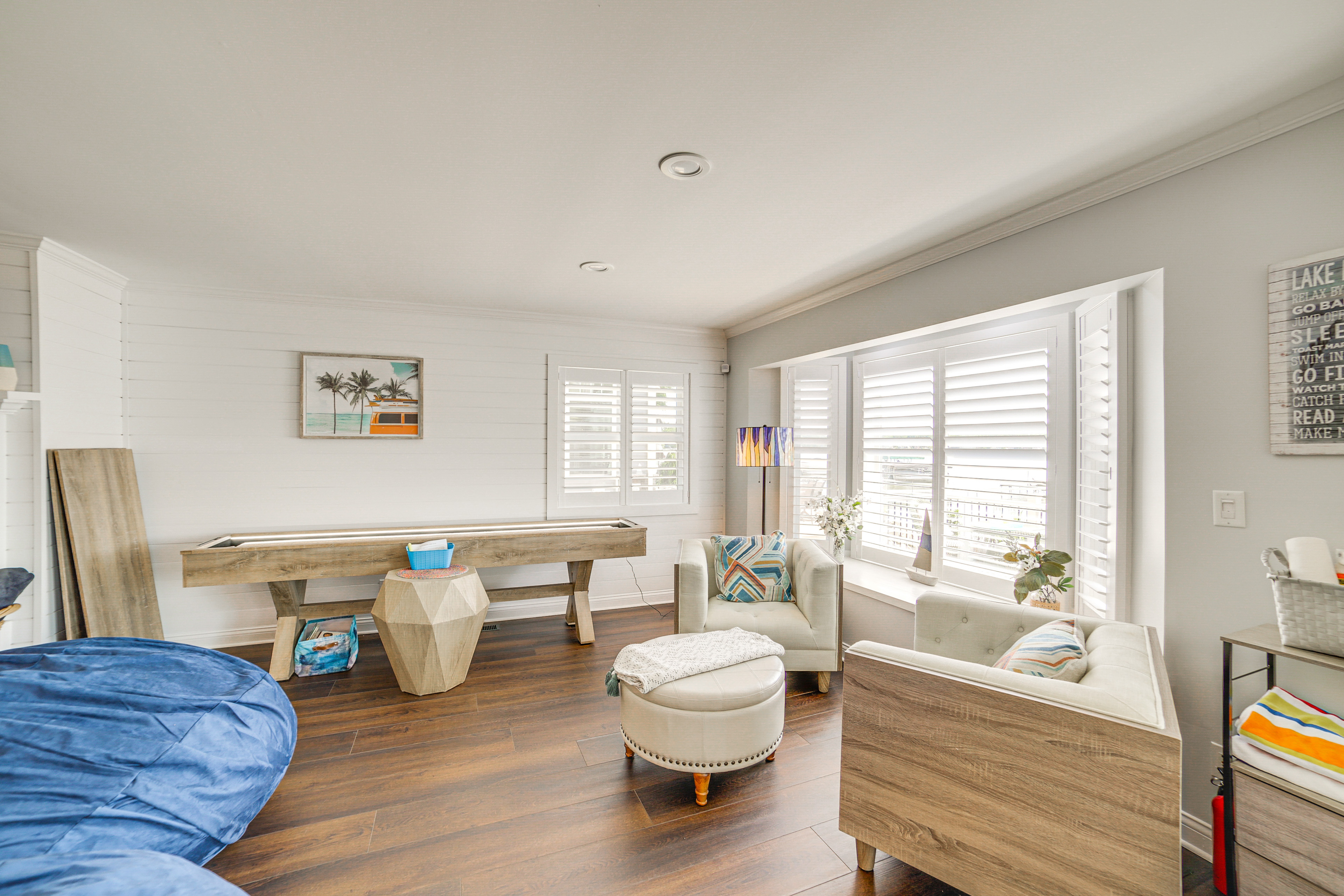 Waterfront ‘Clarklake Escape’ - Deck, Dock & Views