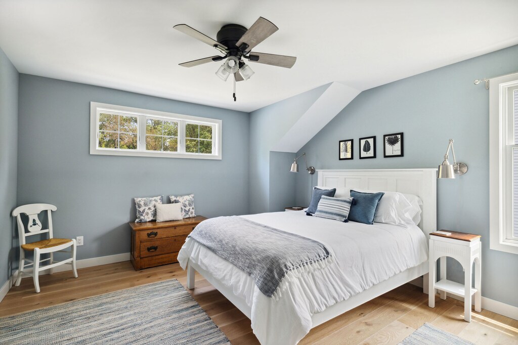 Greystone Cottage's bedrooms are a relaxing haven with super soft linens.