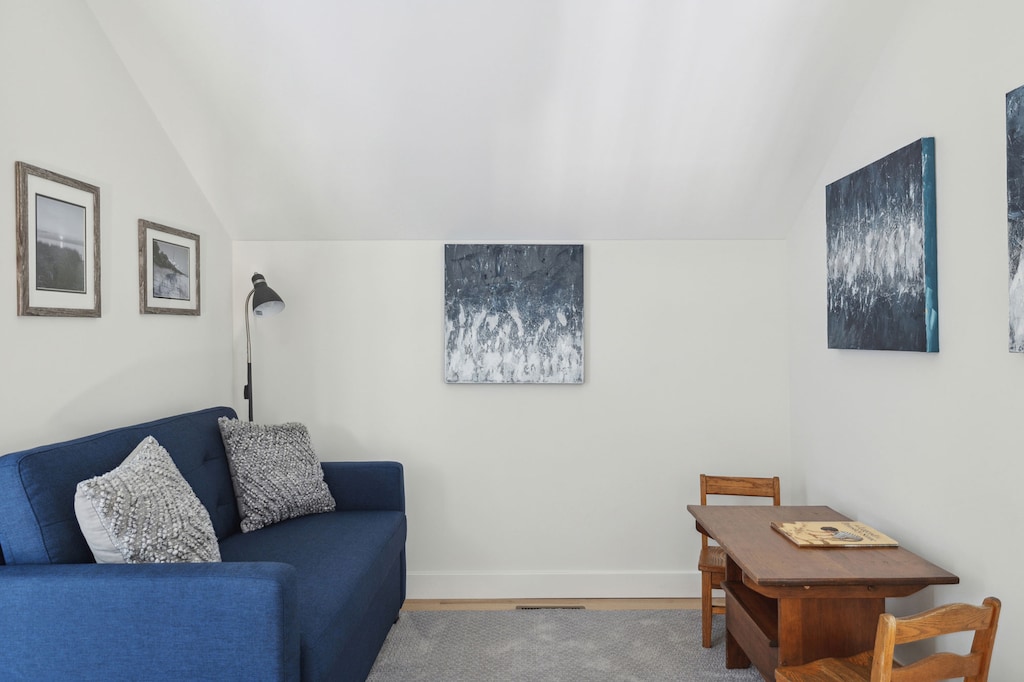 Our loft is a cozy spot to spend time with family.