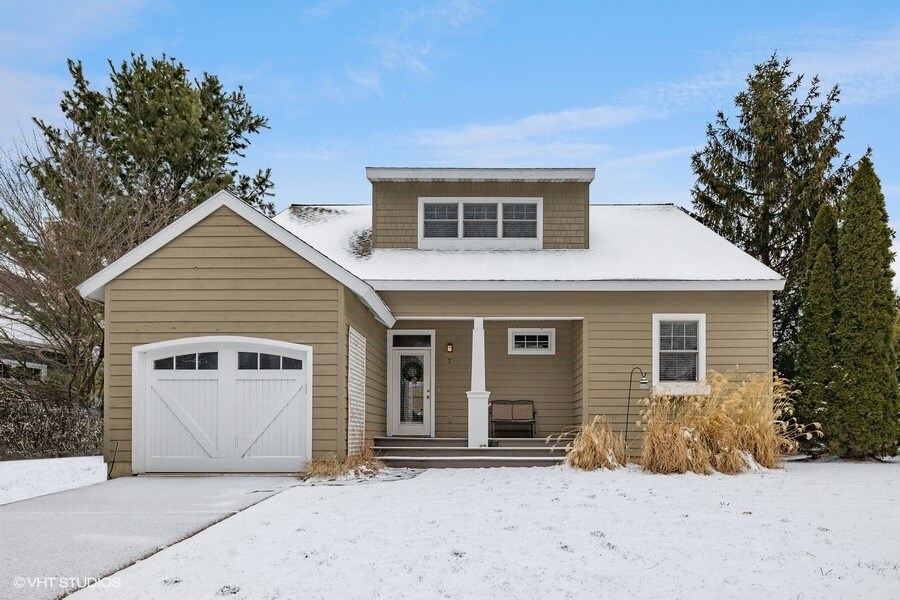 Snow-dusted charm, ready for your stay.