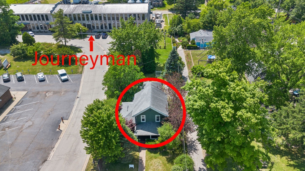 The Fourth Oak is just steps from Journeyman Distillery!