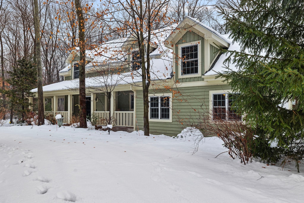 Tranquility in every falling snowflake.