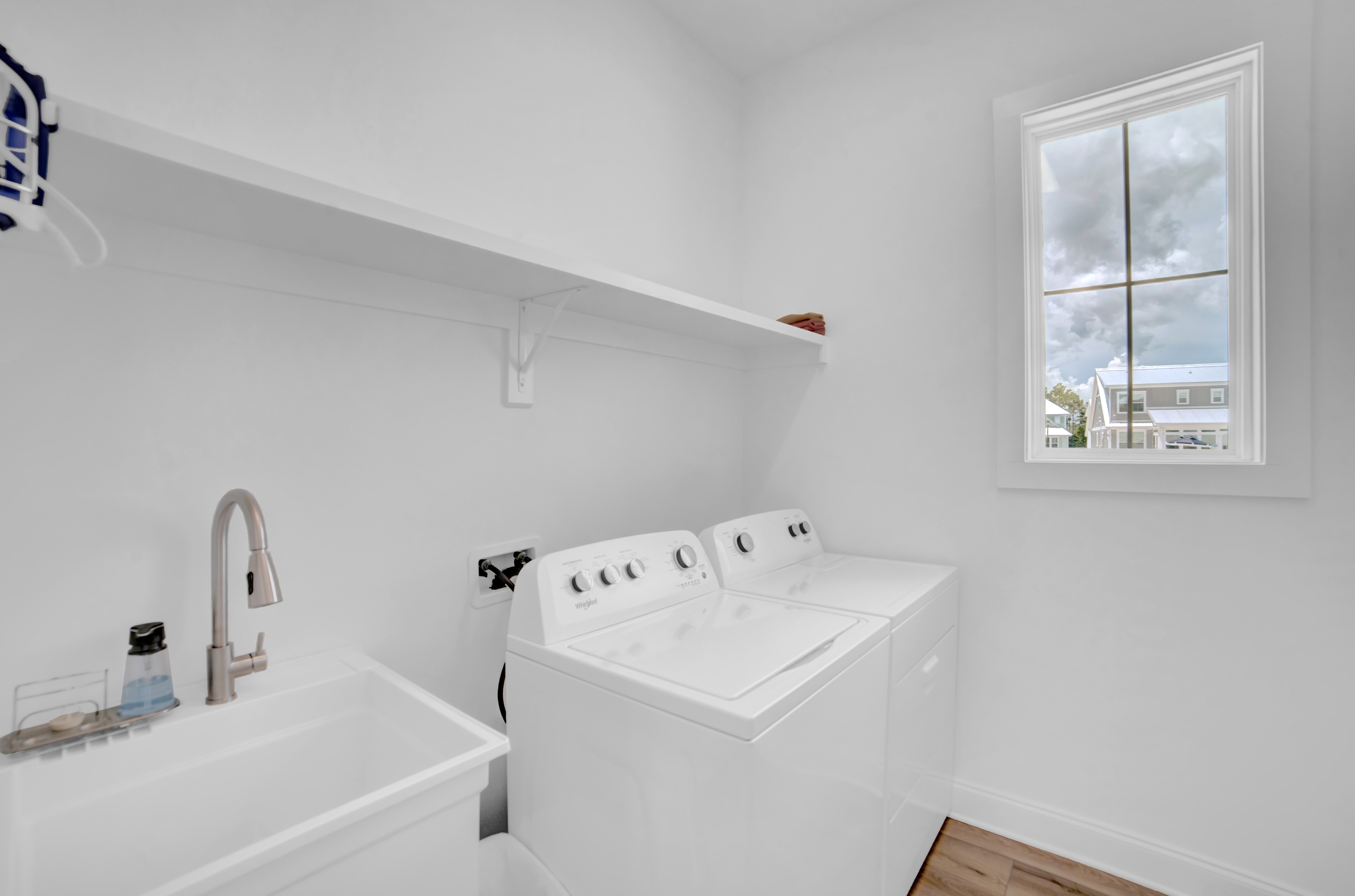 In-unit laundry room