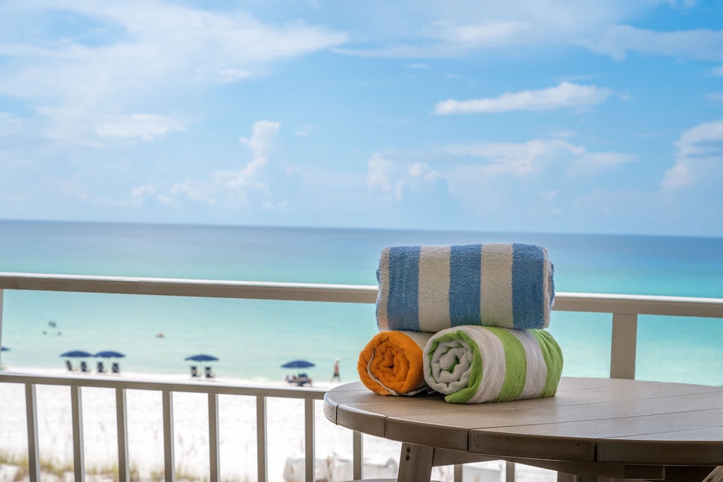 We provide beach towels for your stay!