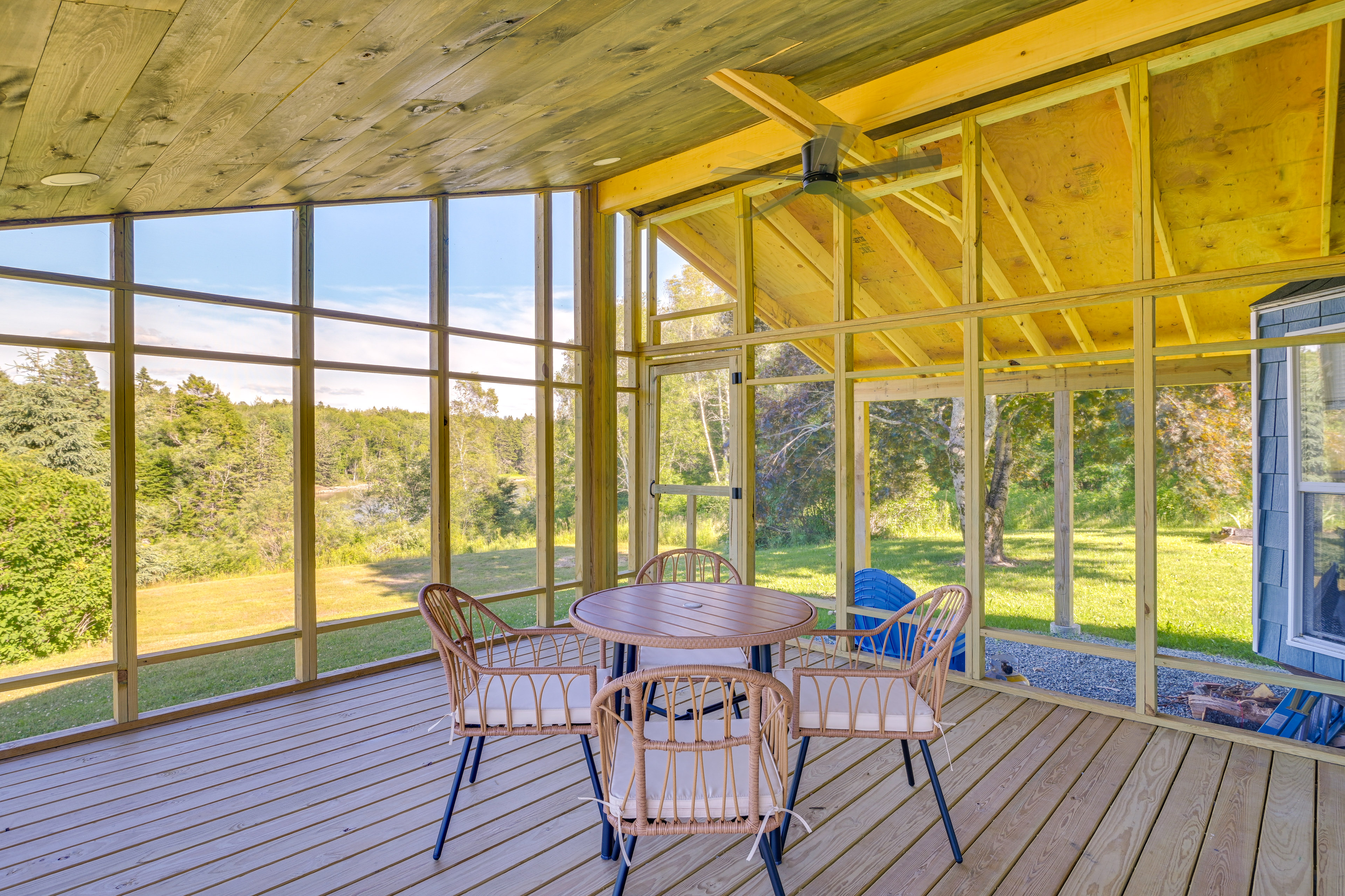 Property Image 1 - Bayfront Steuben Home w/ Screened Porch & Fire Pit