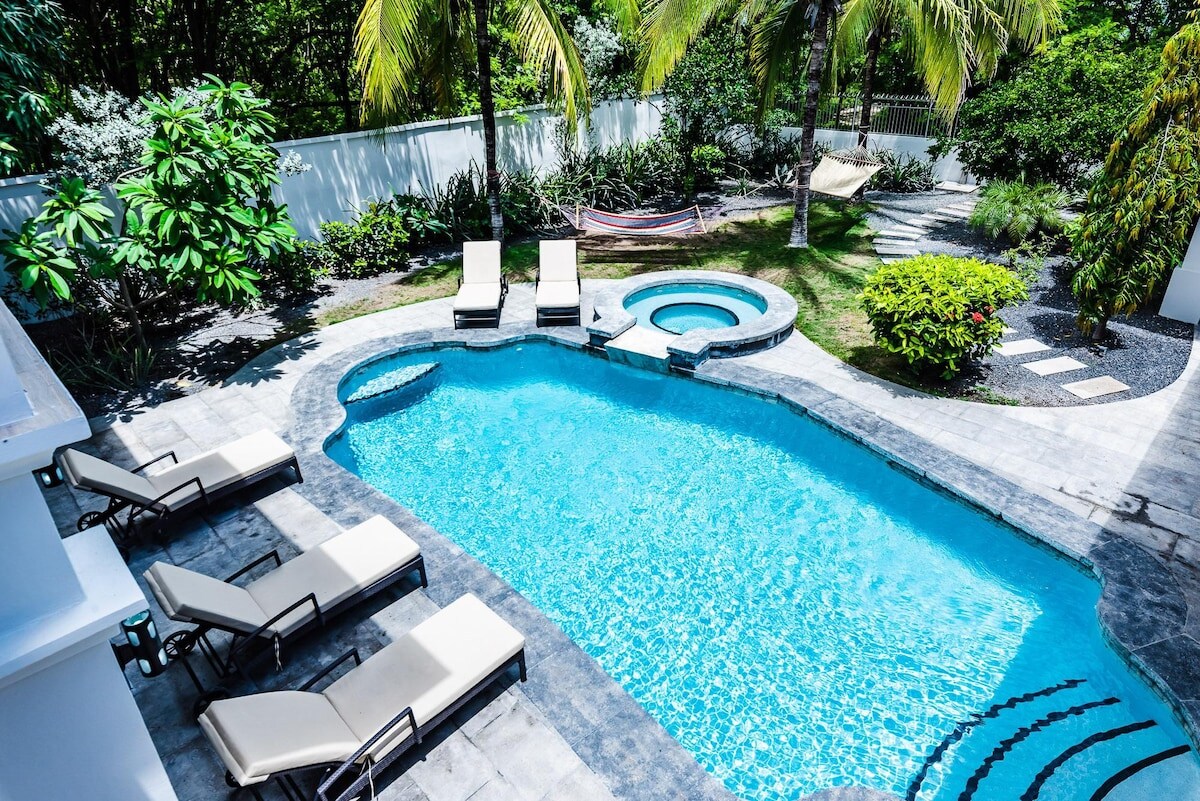 Beachfront home with Pool