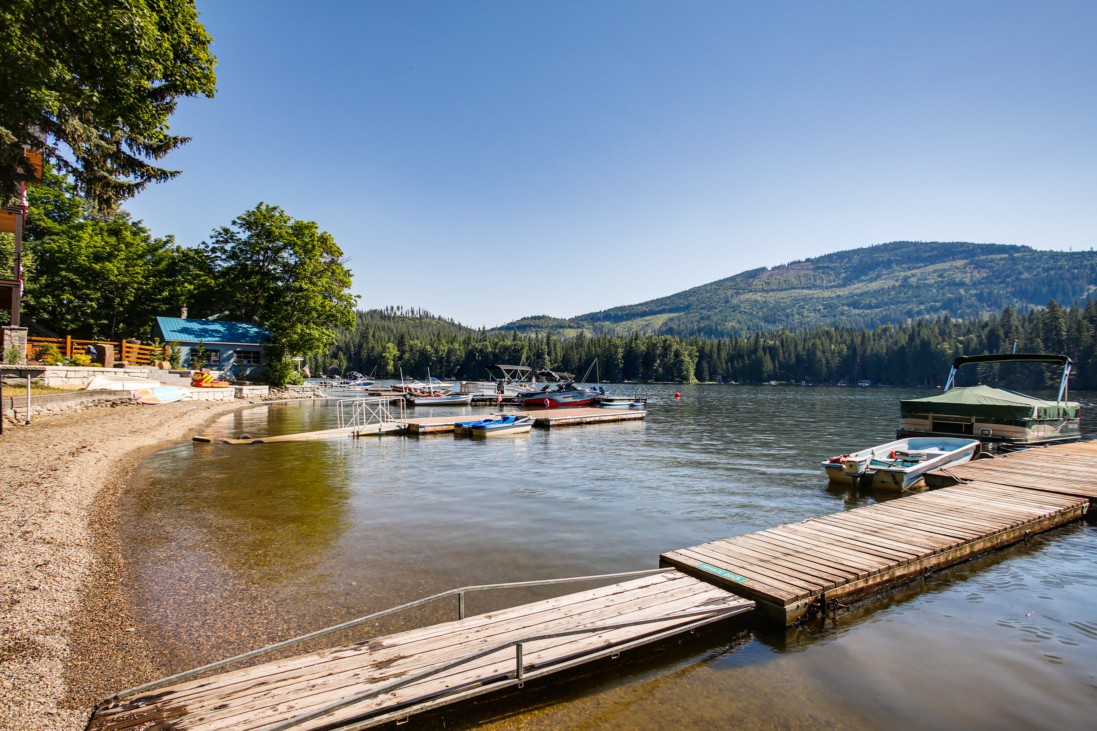 Property Image 1 - Rathdrum Home w/ Hot Tub: Steps to Beach Access!