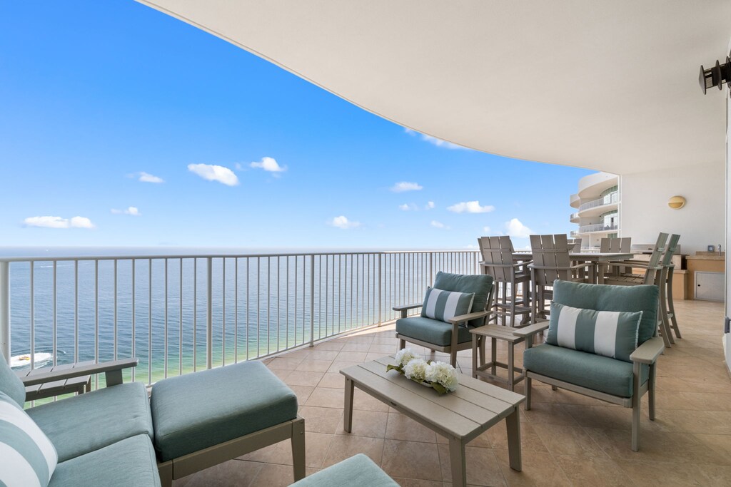 Large Private Balcony