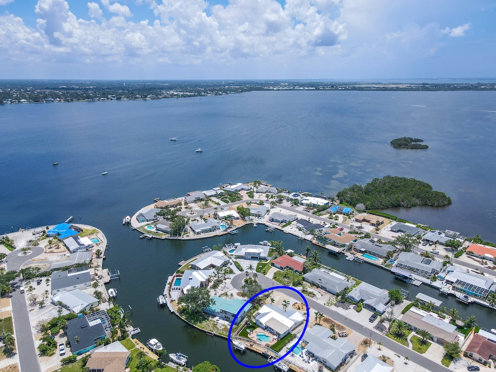 Aerial view of Sunset Oasis