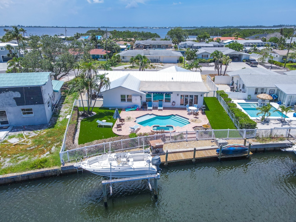 Aerial Full view of this beautiful Florida home!