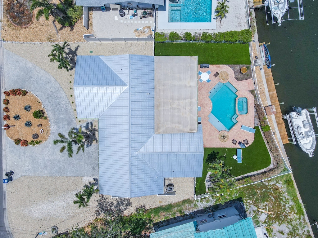 Aerial Full view of this beautiful Florida home!