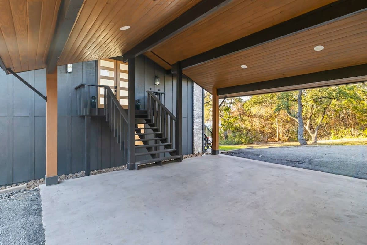 Covered Parking for two