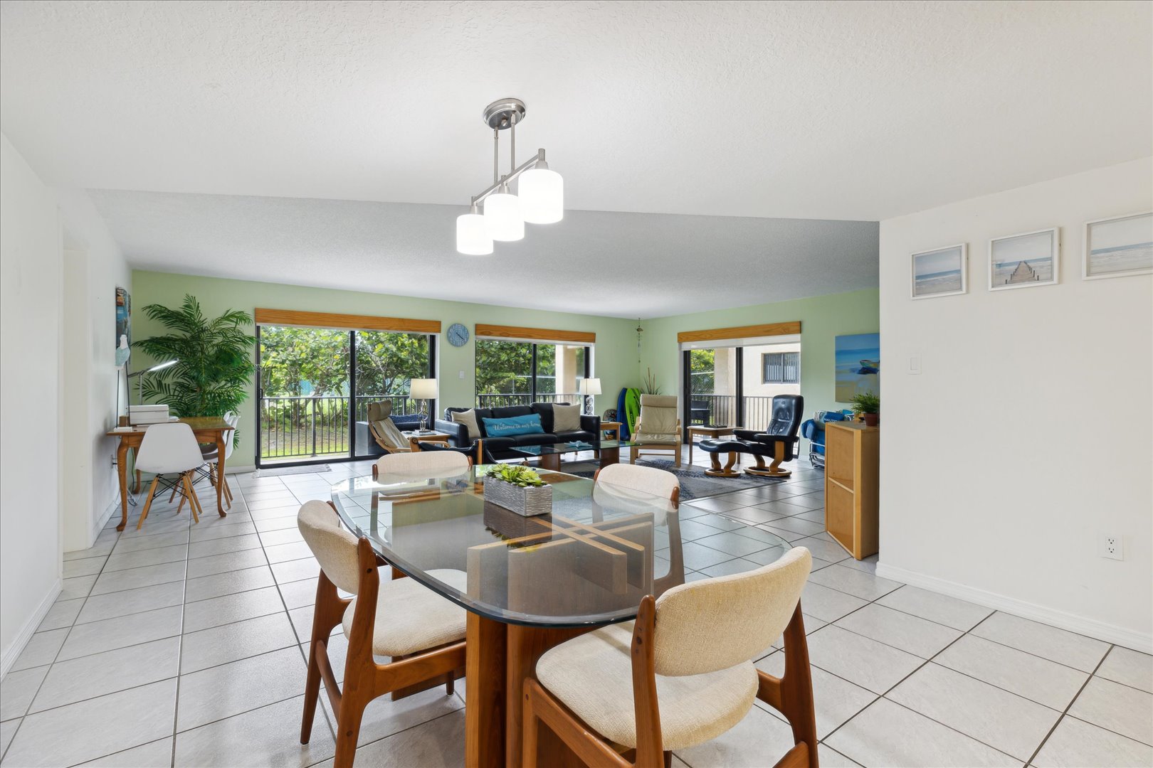 Dining Area and Spacious Living Room