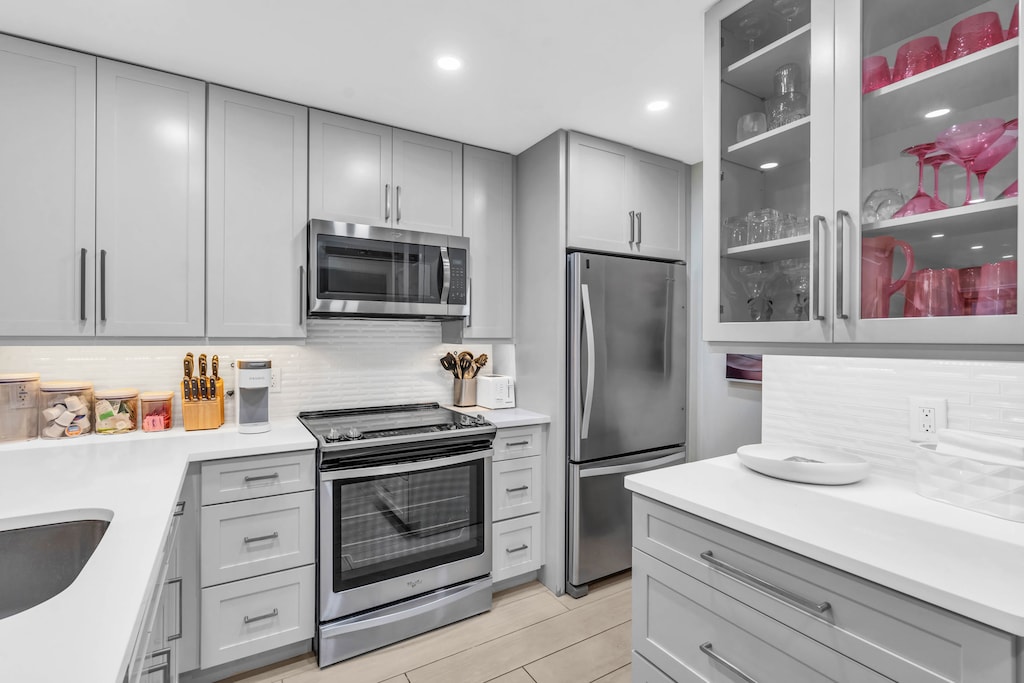 Our completely remodeled kitchen is fully equipped