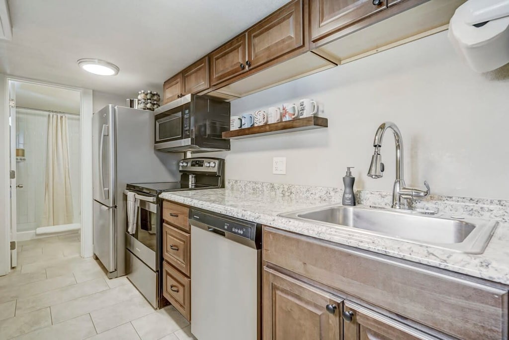 The kitchen is fully stocked with all the items your may need! We happily provide pots/pans, baking sheets, strainer, mixing bowls, cooking utensils, and all the items in between!