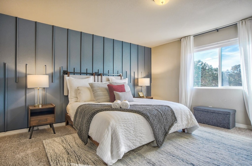 Our Spacious and Modern King Master Bedroom. It's Your Perfect Sanctuary for a Night of Uninterrupted Blissful Rest.