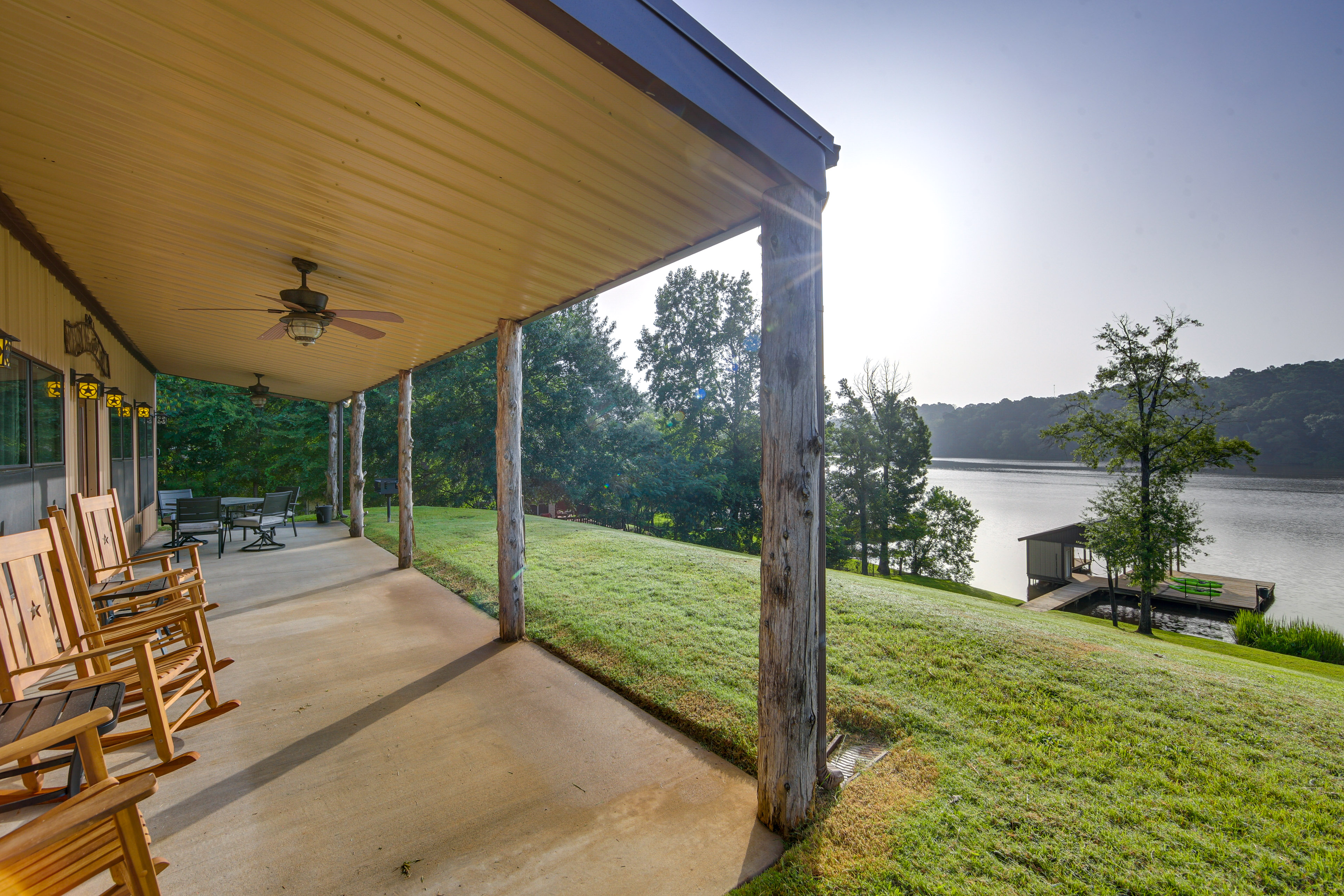 Property Image 1 - Quiet Lake Gladewater Getaway w/ Dock & Kayaks!