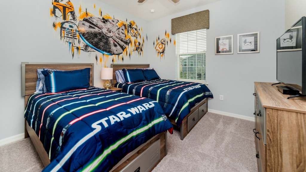 Twin/Double Bedroom 4 Upstairs
Shared Bathroom
Tub/Shower Combo