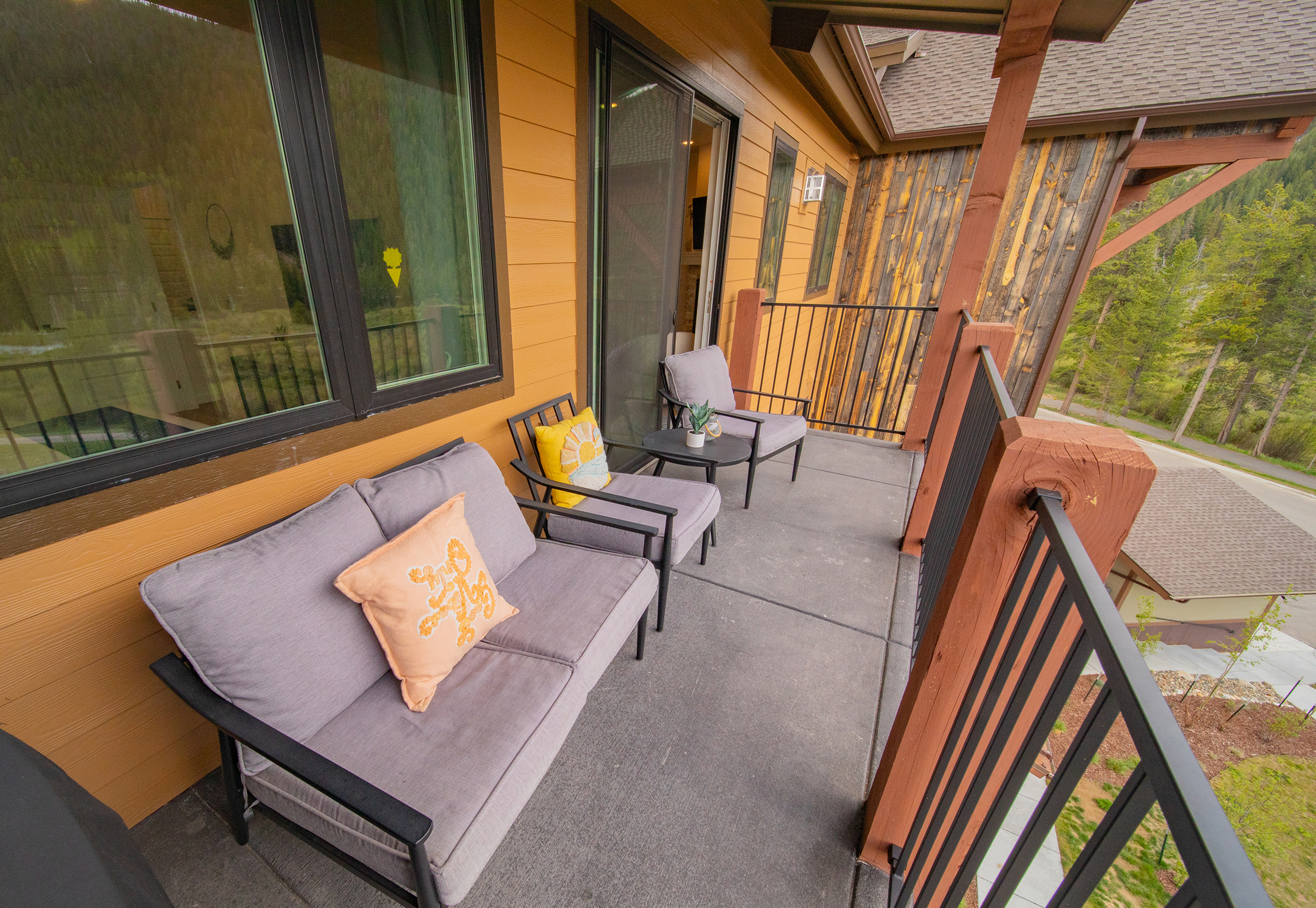 Your private upper level balcony!