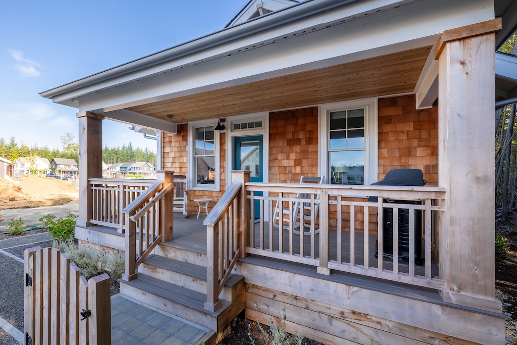 Listen to nature sing on the front porch